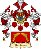 French Family Coat of Arms (v.25) Barbeau