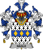 Irish Family Coat of Arms (v.25b) Nagle