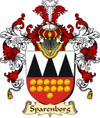 German Coat of Arms (v.25b) Sparenborg