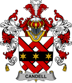 Irish Family Coat of Arms (v.25b) Candell