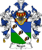 Italian Family Coat of Arms (v.25b) Negri