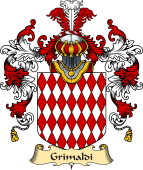 Italian Family Coat of Arms (v.25a) Grimaldi