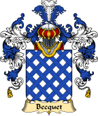 French Family Coat of Arms (v.25) Becquet