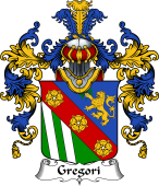 Italian Family Coat of Arms (v.25b) Gregori