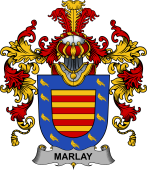 Irish Family Coat of Arms (v.25b) Marlay or O
