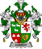 Irish Family Coat of Arms (v.25b) Conroy or O