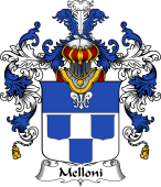 Italian Family Coat of Arms (v.25b) Melloni