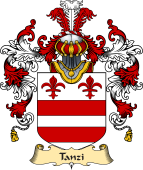 Italian Family Coat of Arms (v.25a) Tanzi