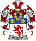 Irish Family Coat of Arms (v.25b) Haugher or O