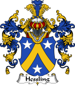 German Wappen Coat of Arms (v.25) Hessling