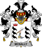 Irish Family Coat of Arms (v.25b) McNally