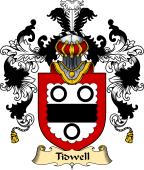 English Family Coat of Arms (v.25) Tidwell or Todwell
