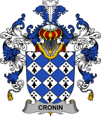Irish Family Coat of Arms (v.25b) Cronin or O