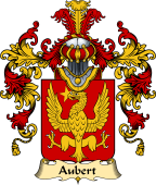 French Family Coat of Arms (v.25) Aubert