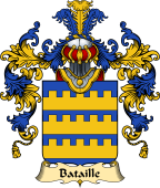 French Family Coat of Arms (v.25) Bataille