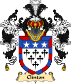 Irish Family Coat of Arms (v.25a) Clinton