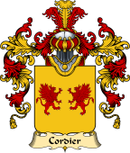 French Family Coat of Arms (v.25) Cordier