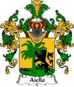 Italian Family Coat of Arms (v.25b) Aiello