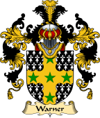 Irish Family Coat of Arms (v.25a) Warner