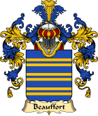 French Family Coat of Arms (v.25) Beauffort