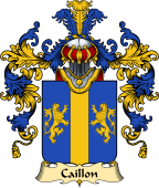 French Family Coat of Arms (v.25) Caillon