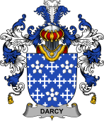 Irish Family Coat of Arms (v.25b) Darcy or Dorsey