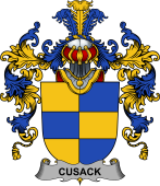 Irish Family Coat of Arms (v.25b) Cusack