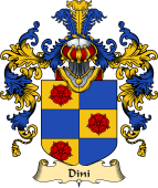 Italian Family Coat of Arms (v.25a) Dini