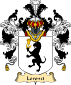 Italian Family Coat of Arms (v.25a) Lorenzi