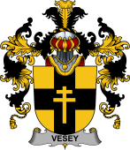 Irish Family Coat of Arms (v.25b) Vesey