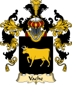 French Family Coat of Arms (v.25) Vache (la)
