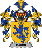 Irish Family Coat of Arms (v.25b) Mahon or O
