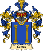 French Family Coat of Arms (v.25) Cottin