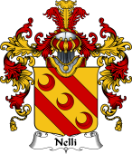 Italian Family Coat of Arms (v.25b) Nelli (di Nello)