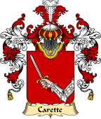 French Family Coat of Arms (v.25) Carette