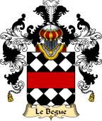 French Family Coat of Arms (v.25) Begue (le)