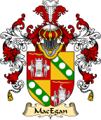 Irish Family Coat of Arms (v.25a) MacEgan