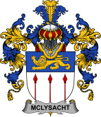 Irish Family Coat of Arms (v.25b) McLysacht or Lysacht