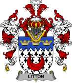 Irish Family Coat of Arms (v.25b) Litton