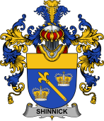 Irish Family Coat of Arms (v.25b) Shinnick