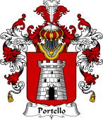 Italian Family Coat of Arms (v.25b) Portello