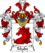 Italian Family Coat of Arms (v.25b) Tebaldi