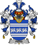 Irish Family Coat of Arms (v.25b) Piers