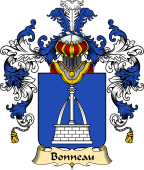 French Family Coat of Arms (v.25) Bonneau