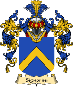Italian Family Coat of Arms (v.25a) Signorini