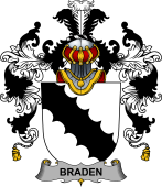 Irish Family Coat of Arms (v.25b) Braden or O