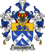 Irish Family Coat of Arms (v.25b) Goldsmith