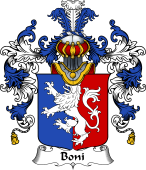 Italian Family Coat of Arms (v.25b) Boni