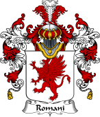 Italian Family Coat of Arms (v.25b) Romani