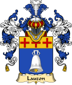 French Family Coat of Arms (v.25) Lauzon